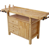 Wood Workbench Wooden for Garage Workshop and Home