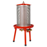 Hydraulic Fruit Wine Press na may Prutas at Apple Crusher Walang Elektrisidad/Water-powered Cider Wine Bladder Press