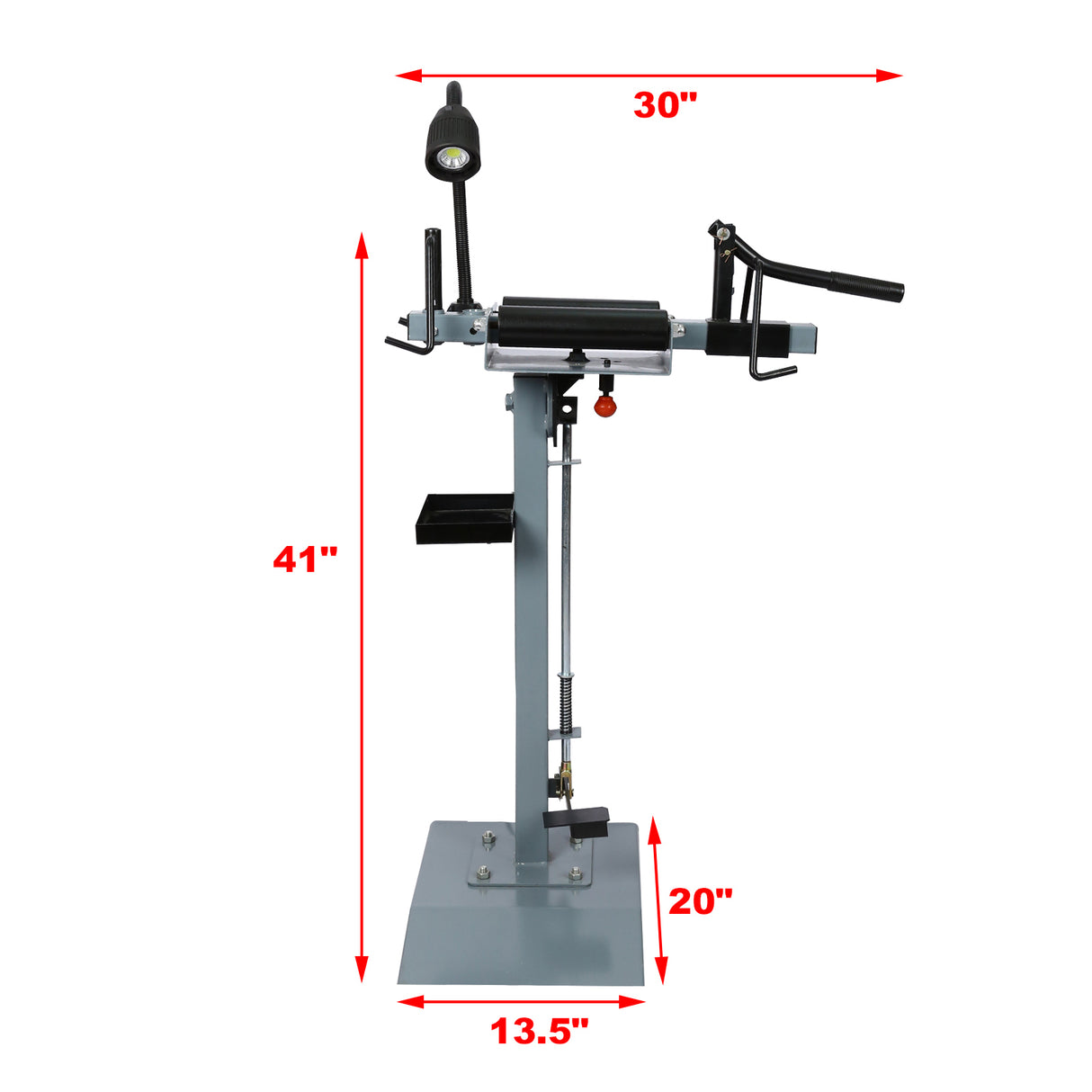 Portable Tire Changer with LED Light Spreader for Truck and Car