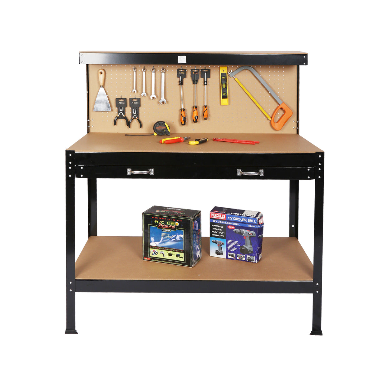 Wood Work Bench 115cm 300 lbs Capacity