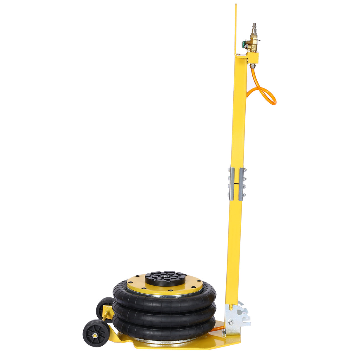 3T Triple Bag Air Jack Pneumatic Jack 3 bag Lifting 16in Capacity 6600lbs--Yellow