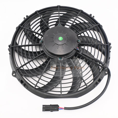 Aftermarket Spal VA10-AP9/C-25A 30100375 12V 12" motorkoelventilator met laag profiel