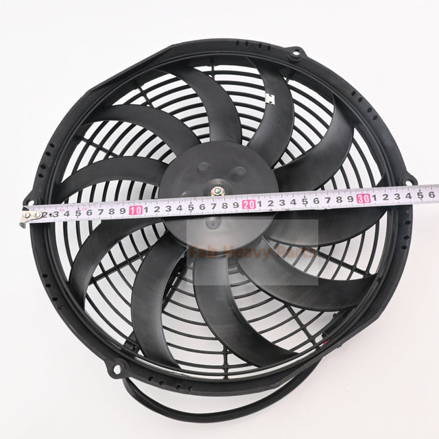 Aftermarket Spal VA10-AP9/C-25A 30100375 12 V 12" Low Profile Motorkühlventilator