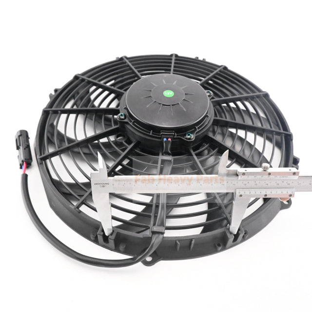 Aftermarket Spal VA10-AP9/C-25A 30100375 12V 12" Ventilador de refrigeración del motor de perfil bajo