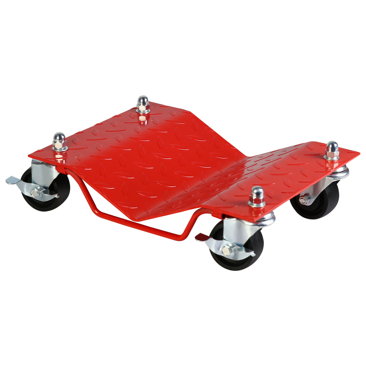 4 STK Bil Dolly Wheel Dekk Heavy Duty Skate Bilreparasjon 6000LB