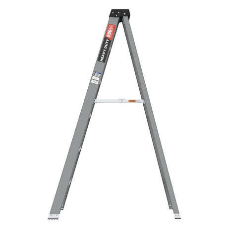 Fiberglass Step Ladder 6-foot 250lbs--Gray