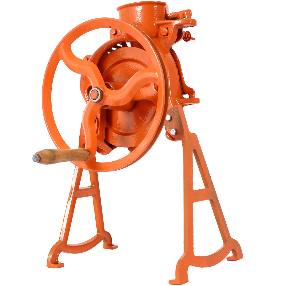 Hand Corn Sheller Heavy Duty Shelling Machine Manual Farm Corn Thresher Remover Tools Hand Sheller with Wooden Handle Cast Iron