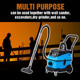 Wet Dry Blow Vacuum 3 in 1 Shop Vacuum Cleaner para sa Garage Home Workshop Hard Floor Pet Hair 8 Gallon Malaking Kapasidad 6 Peak Hp 1200W