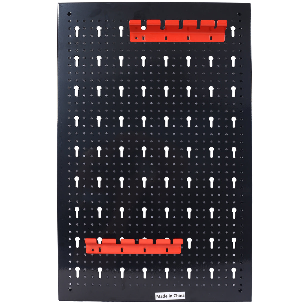 Stecktafel-Wand-Organizer, 1,2 m, Metall, Garage, Werkzeug-Organizer mit 3 Stecktafeln, Bohrer, Schraubenschlüssel, Rack-Haken, Zubehör, wandmontierte Aufbewahrung für Werkstatt, Lager, Schwarz