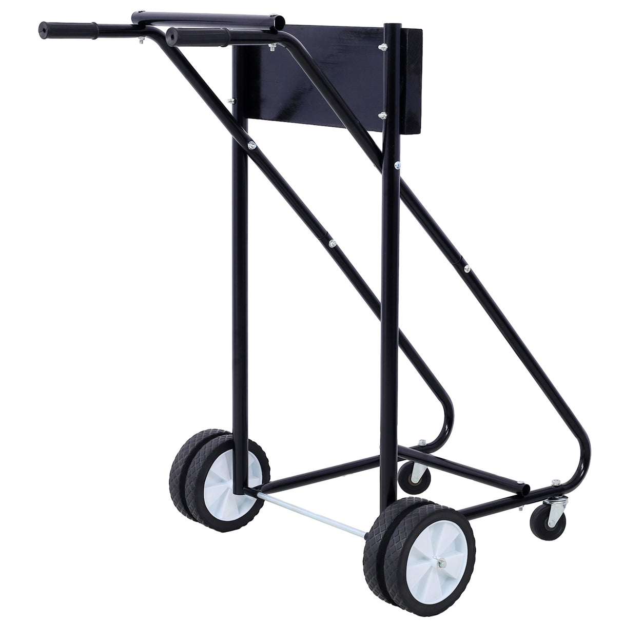 Outboard Boat Motor Stand Engine Carrier Cart Dolly para sa Storage 315lbs Timbang Kapasidad w/Wheels Black