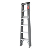 Fibreglass Step Ladder 6-foot 250lbs--Gray