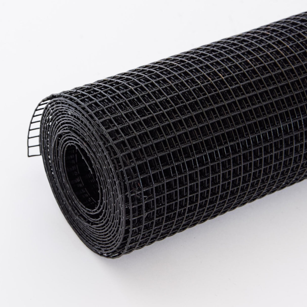 48 inch×50 ft Black Vinyl Coated Hardware Cloth 19 Gauge 1/2 inch Black PVC Welded Wire Fence Supports Poultry-Netting Cage-Home Improvement and Chicken Coop Steel