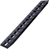 1 Pair Heavy-Duty Ramps with Top Hook Attaching End Universal Loading 84" X 14" 8800 LBS Aluminum--Black