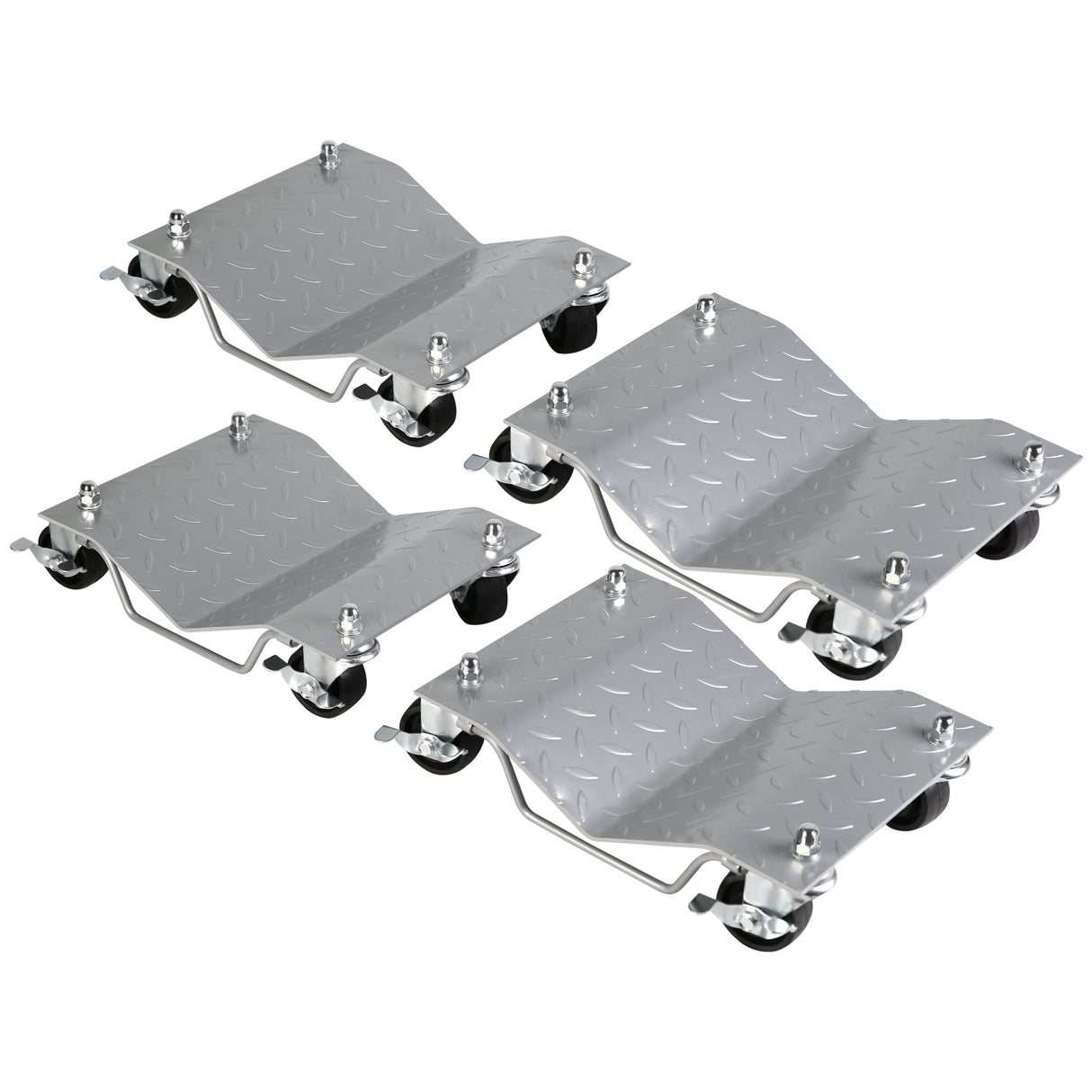 4Pcs / 6000lbs Gulong Gulong ng Kotse Dolly Dollies Skate Auto Repair Slide Capacity