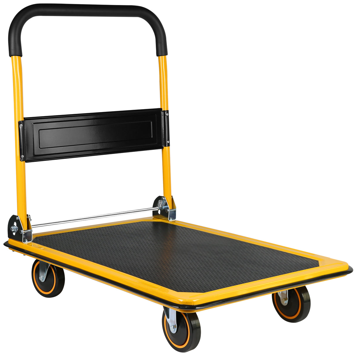 Platform Hand Truck Large Size Foldable Dolly Cart for Moving Easy Storage and 360 Degree Swivel Wheels 660lbs Weight Capacity