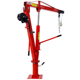 Hydraulic Pickup Truck Crane na may Hand Winch Bed Hoist Jib 2000-Lb. Kapasidad na Pula