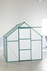 6 x 8 FT Outdoor Patio Greenhouse Green