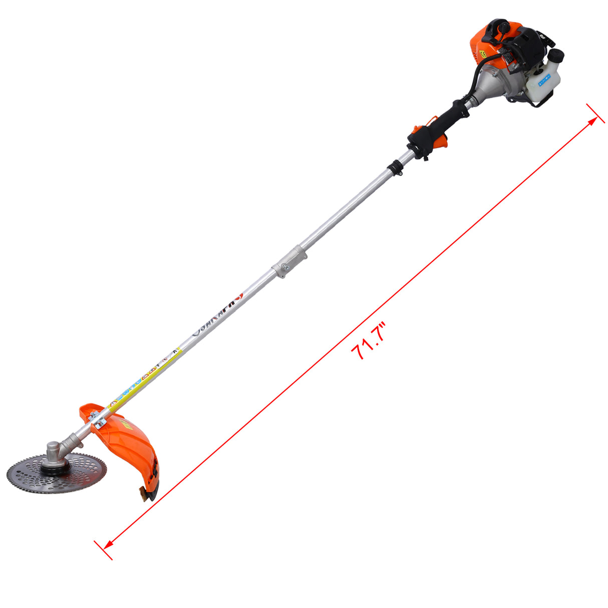 10 sa 1 Multi-Functional Trimming Tool 33CC 2-Cycle Garden System na may Gas Pole Saw Hedge Trimmer Grass Trimmer at Brush Cutter Sumusunod sa EPA