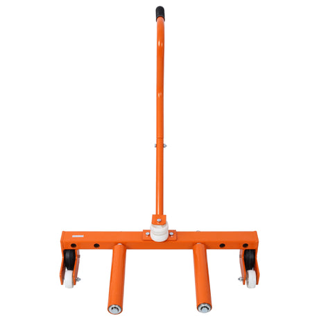 Heavy Duty Adjustable Tire Wheel Dolly for Workshop Garage-Orange