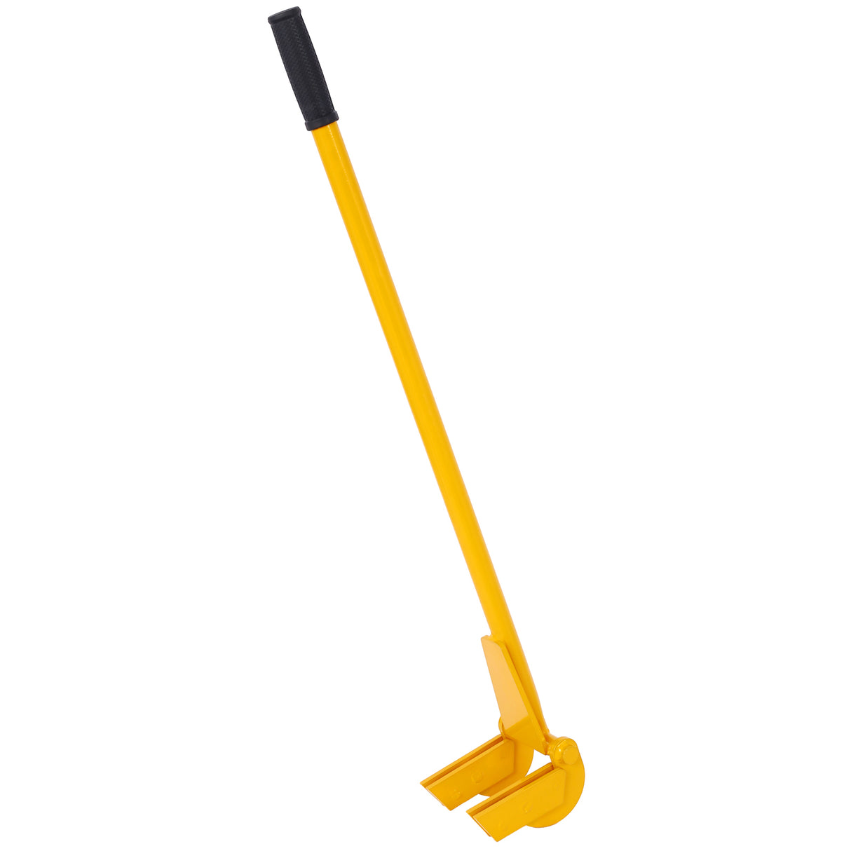 Pallet Buster Tool with 43in Long Handle Deck Wrecker Pry Bar Board Removal--Yellow