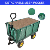 Garden Flower Cart Transport Firewood Green Cloth Bag