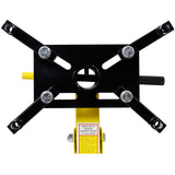 Folding Engine Stand 2000 LBS Capacity Motor Hoist 360 Degree Adjustable Mounting Head Dolly Mover Auto Repair Rebuild Jack--Yellow