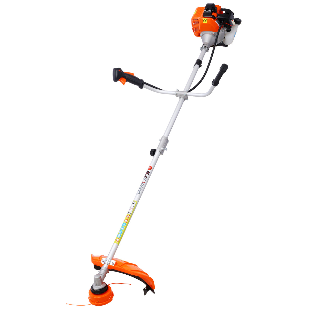 52cc Weed Eater/Wacker Gas Powered 2 in 1 String Trimme with 10'' Brush Cutter Rubber Handle & Shoulder Strap Included