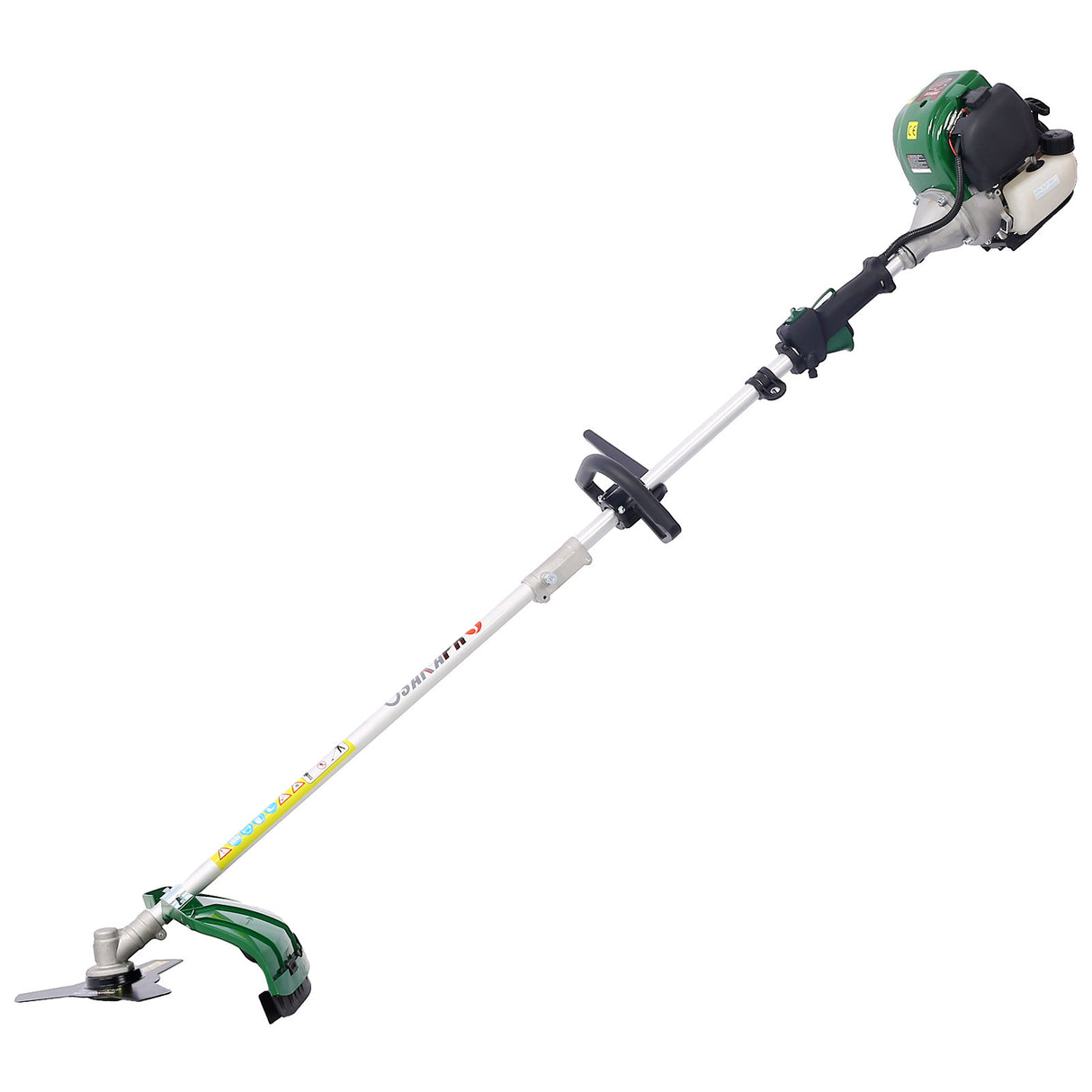 4 in 1 Multi-Functional Trimming Tool 38CC 4 Stroke Garden System with Gas Pole Saw Hedge Trimmer Grass Trimmer and Brush Cutter EPA Compliant