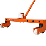 Heavy Duty Adjustable Tire Wheel Dolly for Workshop Garage-Orange