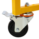 Drywall Lift Panel 16' Panel Hoist Jack Lifter Rolling Caster Wheel Sheetrock Construction Tools 150-lb. Capacity 4ft. x 16ft. Max. Sheet Size--Yellow