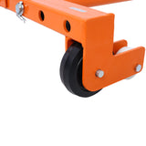 Heavy Duty Adjustable Tire Wheel Dolly for Workshop Garage-Orange