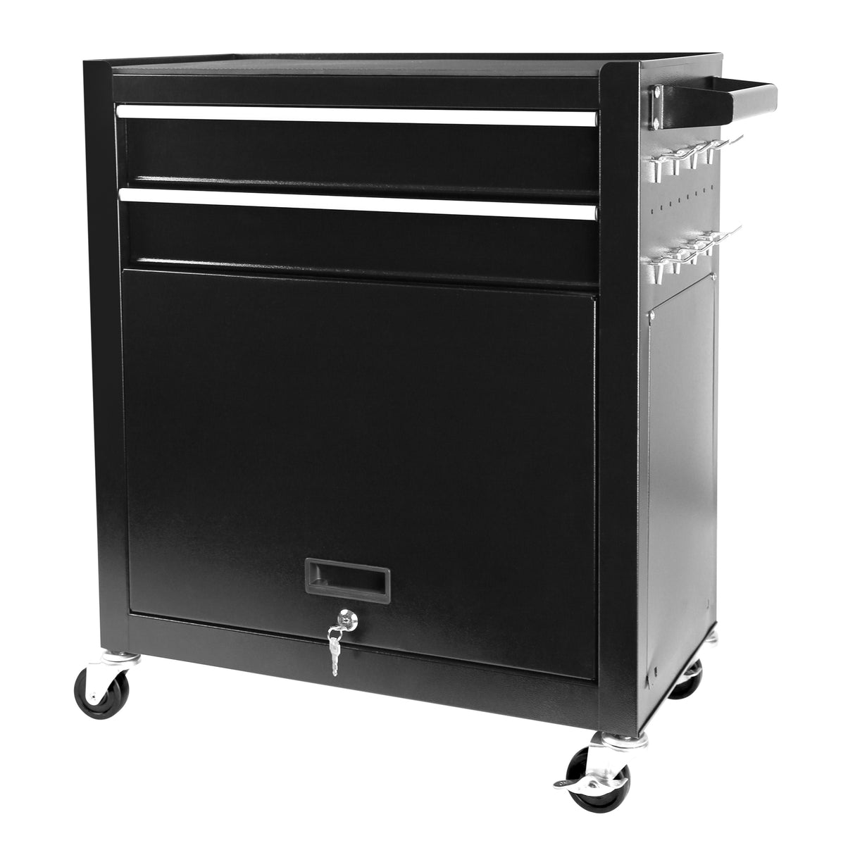 8-Drawer Large Mobile Steel Tool Storage Organizer with Wheels Lock&Liner for Warehouse Workshop