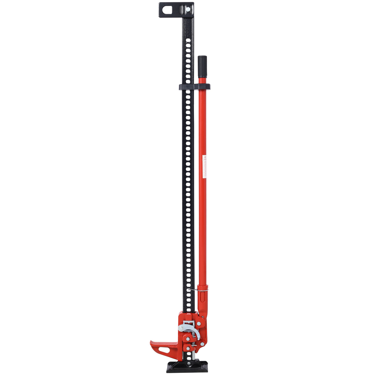 High Lift Farm Jack 60" Utility 7000 lbs Capacity Ratcheting Off Road Heavy-Duty for Tractor Truck SUV Bumper Lift Red