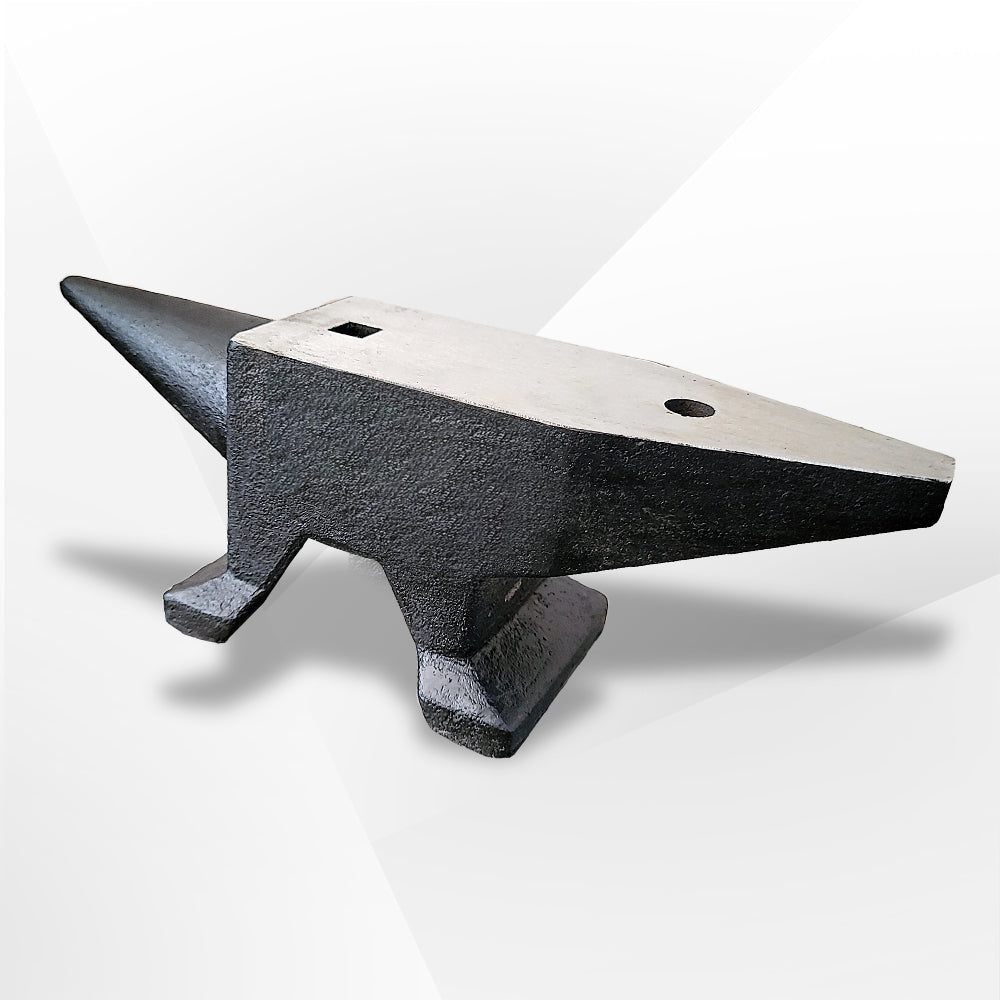 66Lbs Cast Steel Anvil High Hardness Rugged Horn Blacksmith Malaking Countertop at Stable Base na may Round at Square Hole Metalsmith Tool para sa Baluktot at Paghubog