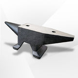 66Lbs Cast Steel Anvil High Hardness Rugged Horn Blacksmith Large Countertop and Stable Base with Round and Square Hole Metalsmith Tool for Bending and Shaping