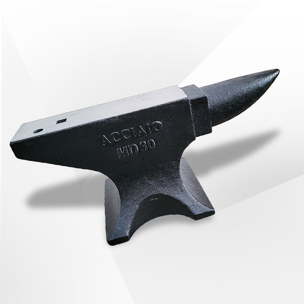 Single Horn Anvil 66Lbs Cast Steel Blacksmith na Ibinebenta Mga Forge Tools at Kagamitan Rugged Round Jewellers Metalsmith Tool