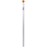 16FT Telescopic Sectional Flag Pole Kit Extra Thick Heavy Duty Aluminum Flagpole Outdoor Inground with Topper Balls for Yard Residential or Commercial