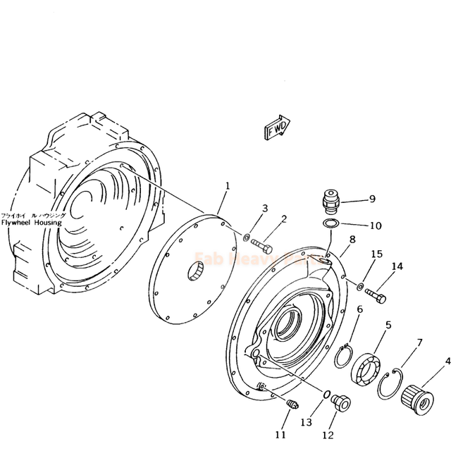 Coupling 203-01-59610 203-01-41130 Fits Komatsu PC120-5 PC100-5 4D95