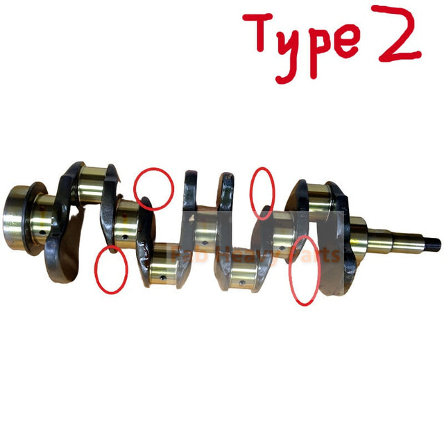 Crankshaft MD013680 Angkop para sa Mitsubishi 4D35 Engine