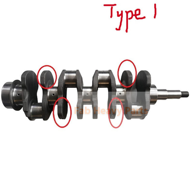 Crankshaft MD013680 Angkop para sa Mitsubishi 4D35 Engine