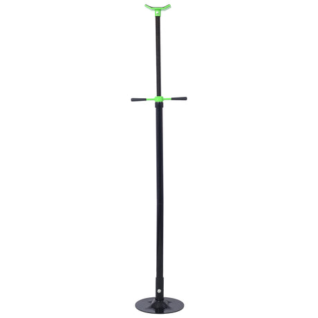 Soporte debajo del polipasto 3/4 toneladas Capacidad de 1650 libras Elevación de gato de 52 1/2 a 74 7/8 pulgadas - Negro + Verde