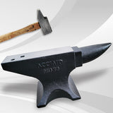 Single Horn Anvil 66Lbs Cast Steel Blacksmith na Ibinebenta Mga Forge Tools at Kagamitan Rugged Round Jewellers Metalsmith Tool