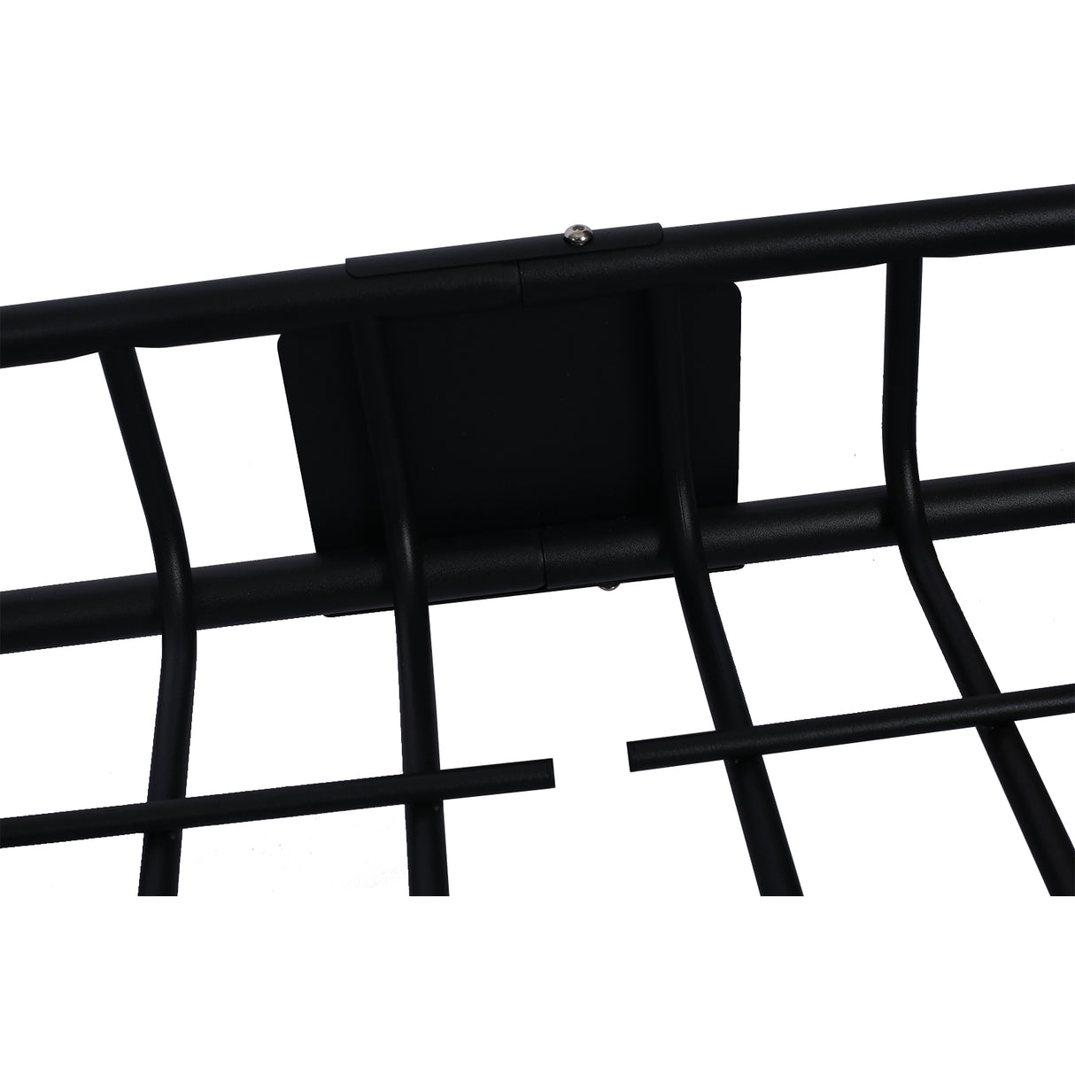 Cesta portaequipajes de carga en el techo Portaequipajes para motor Portaequipajes de montaje superior 64 150 lbs de capacidad Acero - Negro