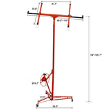 Hebebühne für Trockenbauplatten, Rollwagenheber, 16 Fuß, Rot