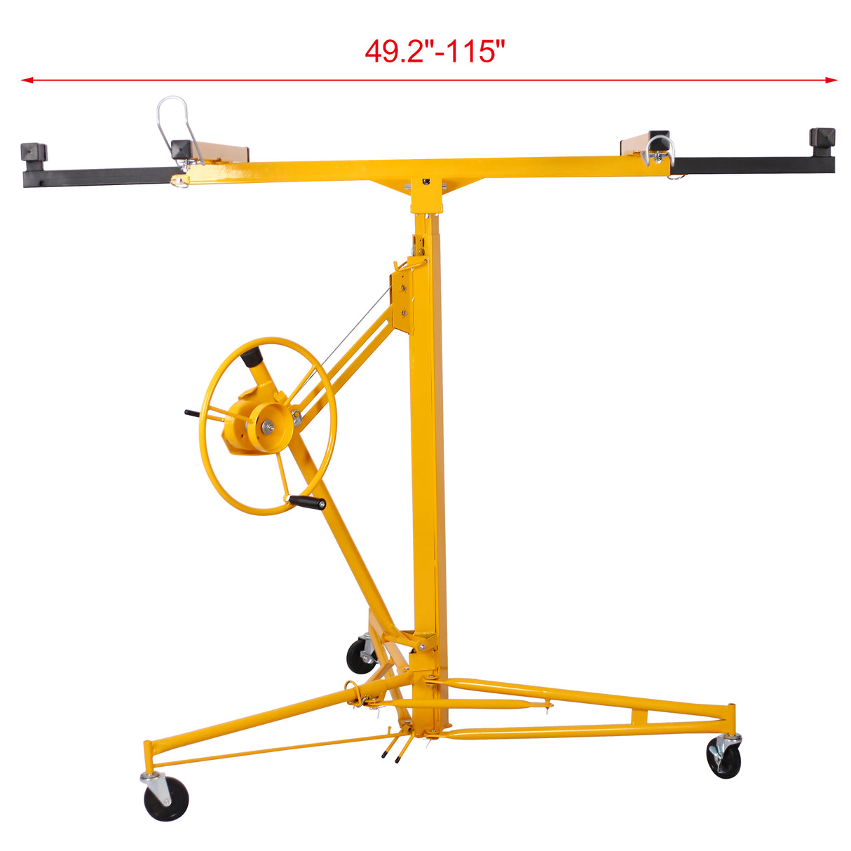 Drywall Lift Panel 11' Hoist Jack Lifter Yellow