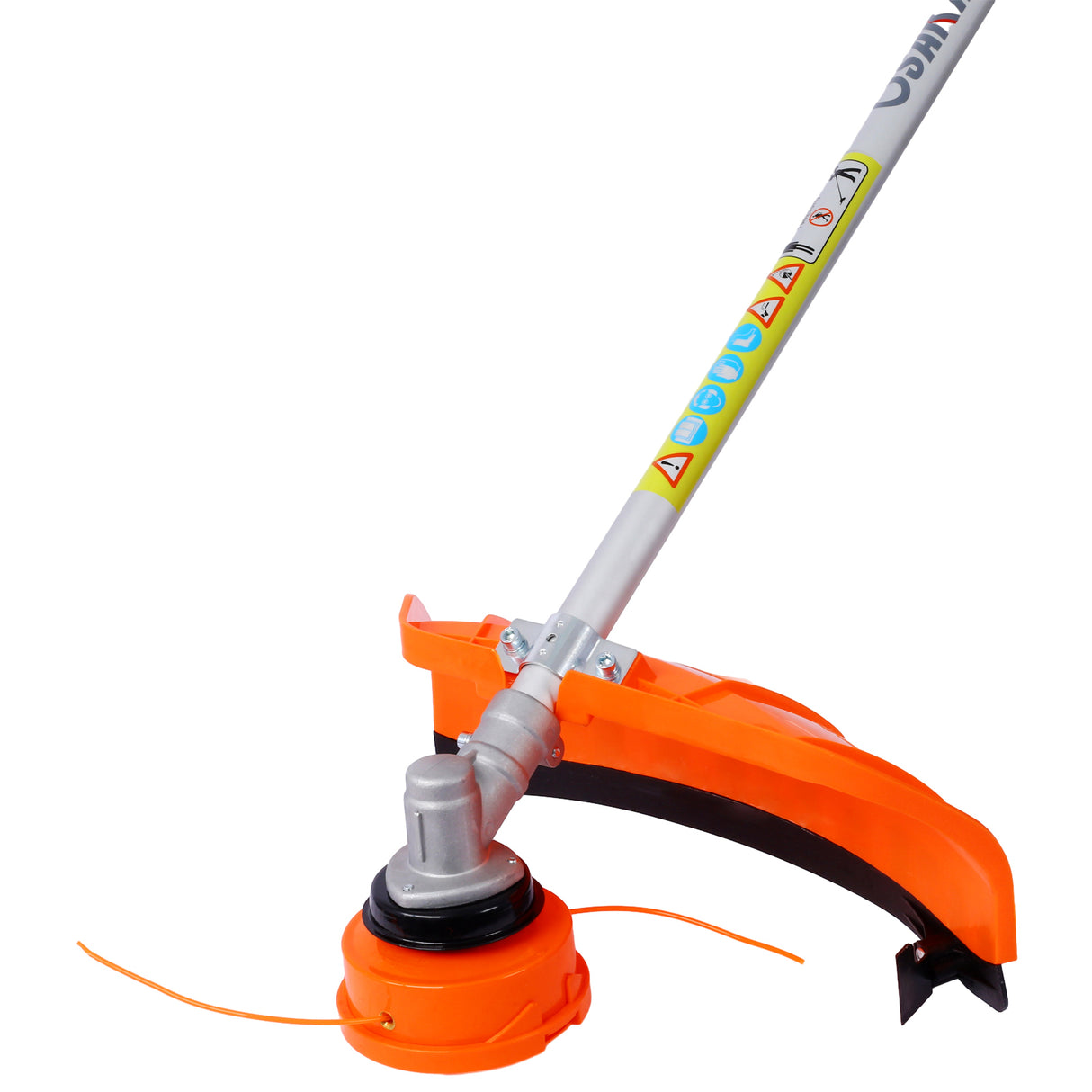 52cc Weed Eater/Wacker Gas Powered 2 in 1 String Trimme with 10'' Brush Cutter Rubber Handle & Shoulder Strap Included