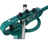 Pedestal Floor Compact Bender 7 Dies Versatile Compact Metal Tubing 44' Mount Powdercoat Telescoping Handle Maximum 5/8" Thick 1-15/16" Width Green