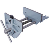 Rapid Action Woodworking Vise Quick Release Lever for Adjustments 9 Inch Jaw Width Made with Heavy-Duty Cast Iron--Gray