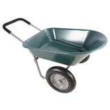 Wheel Barrow Dalawang gulong na Trolley para sa Green Garden na 15 pulgadang Pneumatic na 300 lbs na Kapasidad