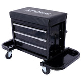 350 Pound Capacity Garage Glider Rolling Tool Chest Seat